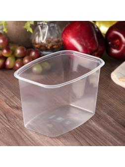 Контейнер одноразовый «Юпласт», 750 мл, 13,8×10,2×9 см, средний, цвет прозрачный