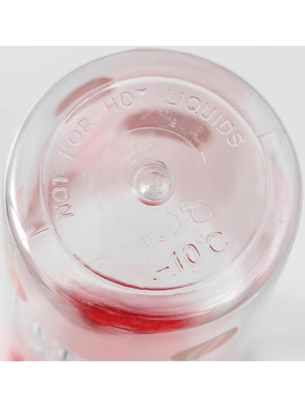 Бутылка «Цитрусовый бум», 450 мл, с трубочкой, цвет МИКС