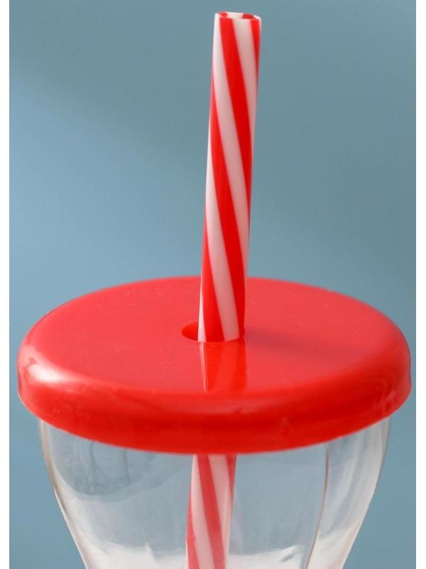 Бутылка «Цитрусовый бум», 450 мл, с трубочкой, цвет МИКС