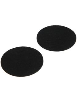 Накладка мебельная ТУНДРА, d=85 мм, круглая, черная, 2 шт.