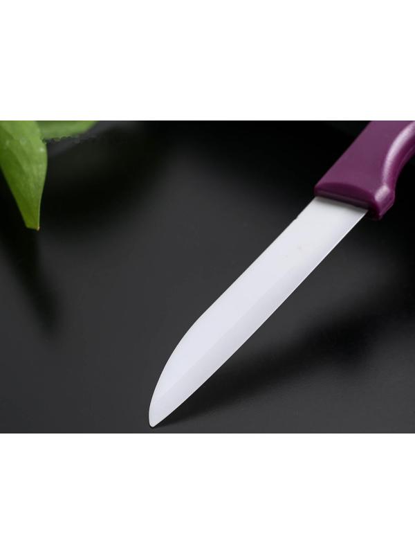 Нож кухонный керамический «Керамик», лезвие 7,5 см, цвет МИКС