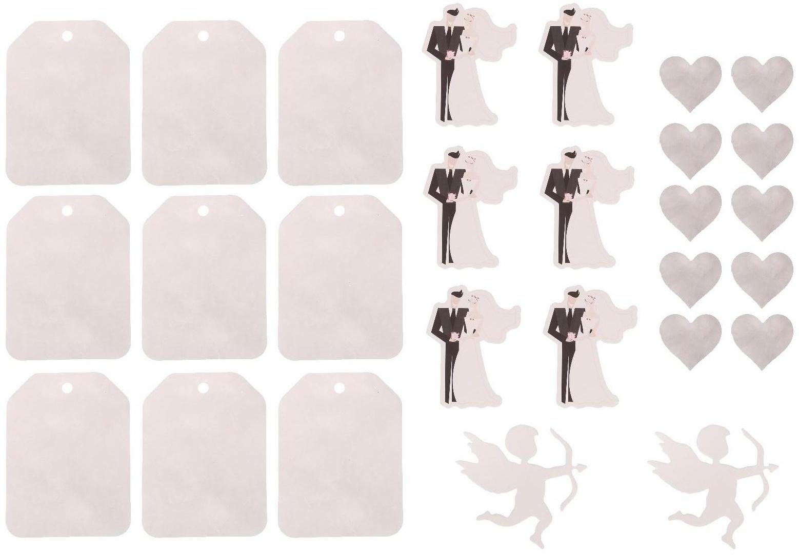 Набор для декора свадьбы «Счастливый день», 21 х 29,7 см