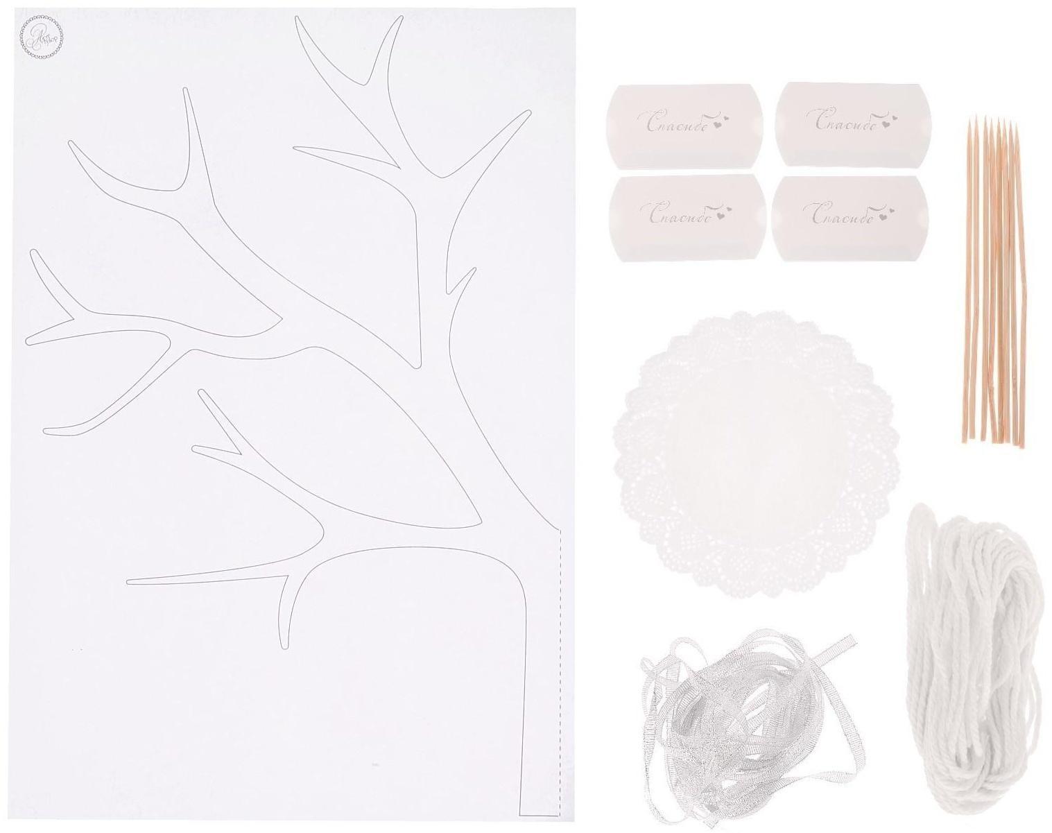 Набор для декора свадьбы «Счастливый день», 21 х 29,7 см