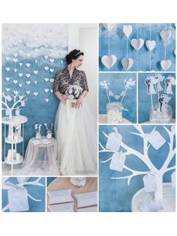 Набор для декора свадьбы «Счастливый день», 21 х 29,7 см