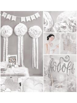 Набор для декора свадьбы «Я тебя люблю!», 21 х 29,7 см