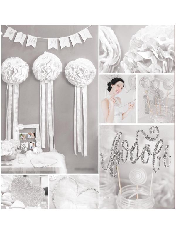 Набор для декора свадьбы «Я тебя люблю!», 21 х 29,7 см