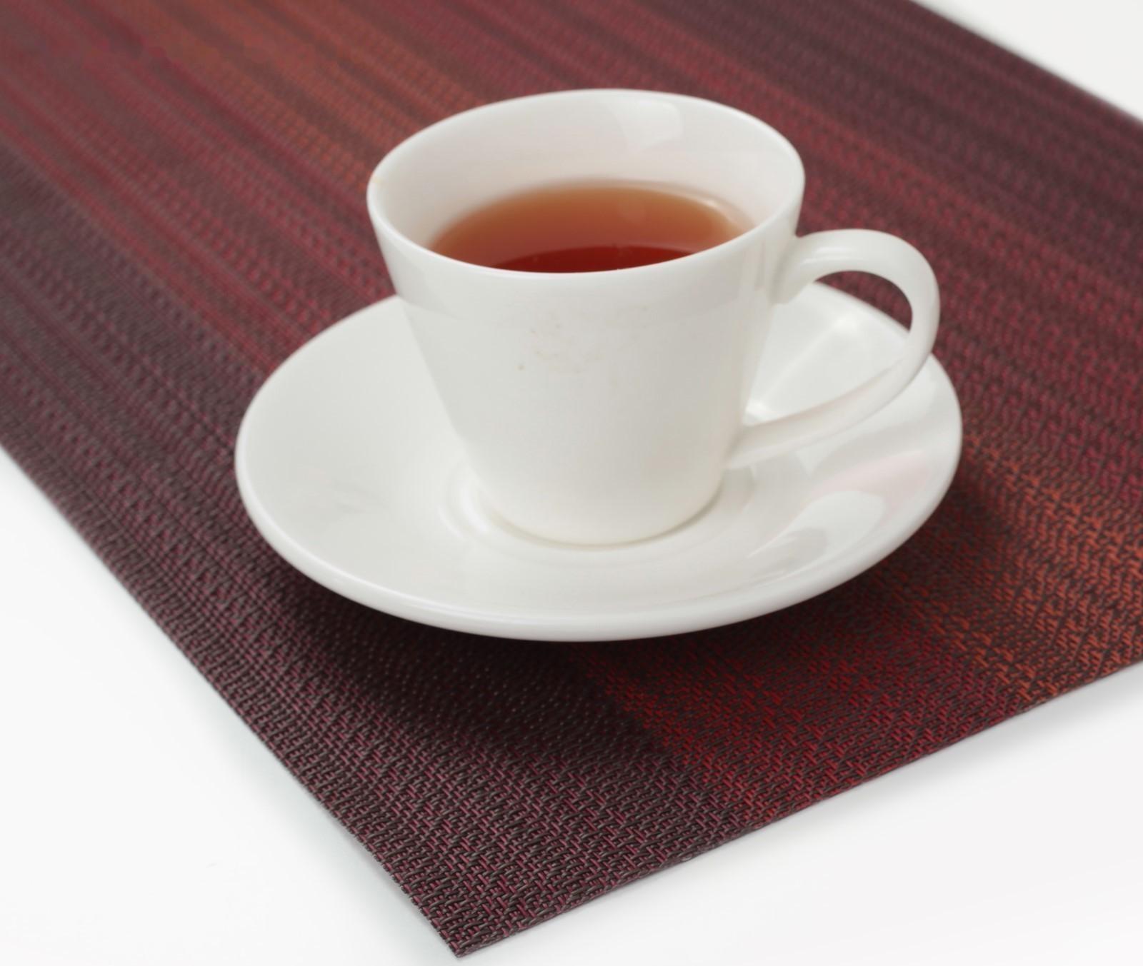 Салфетка сервировочная на стол «Вензеля», 45,5×30 см, цвет бордовый