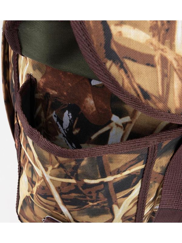 Рюкзак туристический, 55 л, отдел на шнурке, 3 наружных кармана, цвет камуфляж