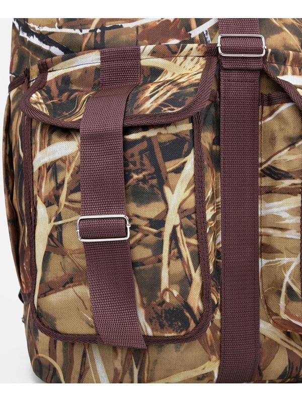 Рюкзак туристический, 55 л, отдел на шнурке, 3 наружных кармана, цвет камуфляж