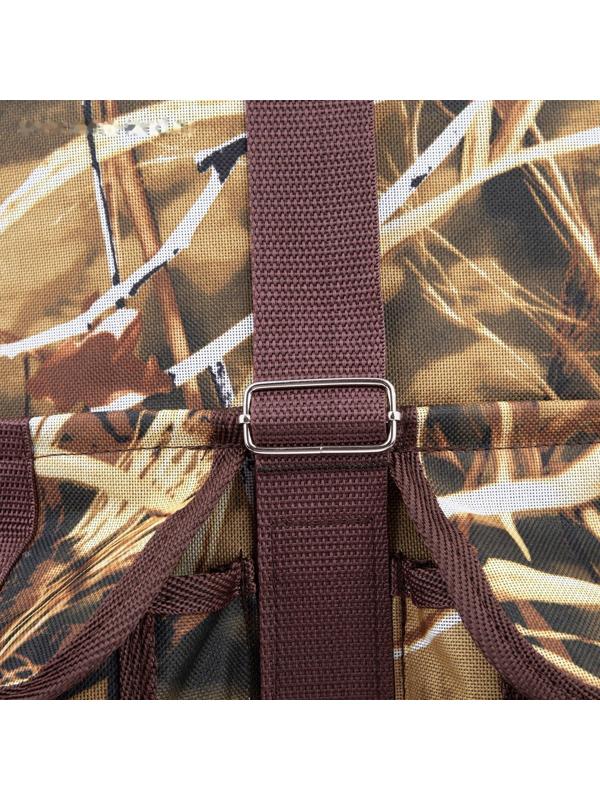 Рюкзак туристический, 55 л, отдел на шнурке, 3 наружных кармана, цвет камуфляж