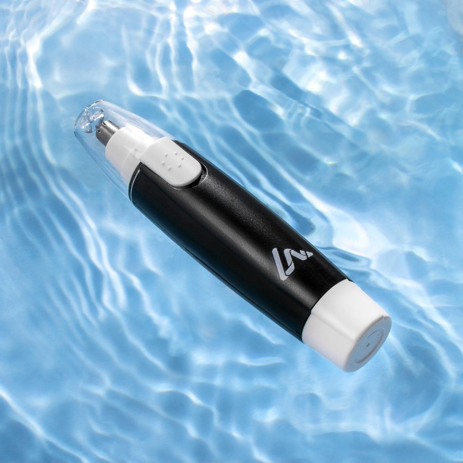 Триммер LuazON LTRI-08, для носа/ушей, 1хАА (не в комплекте), черный