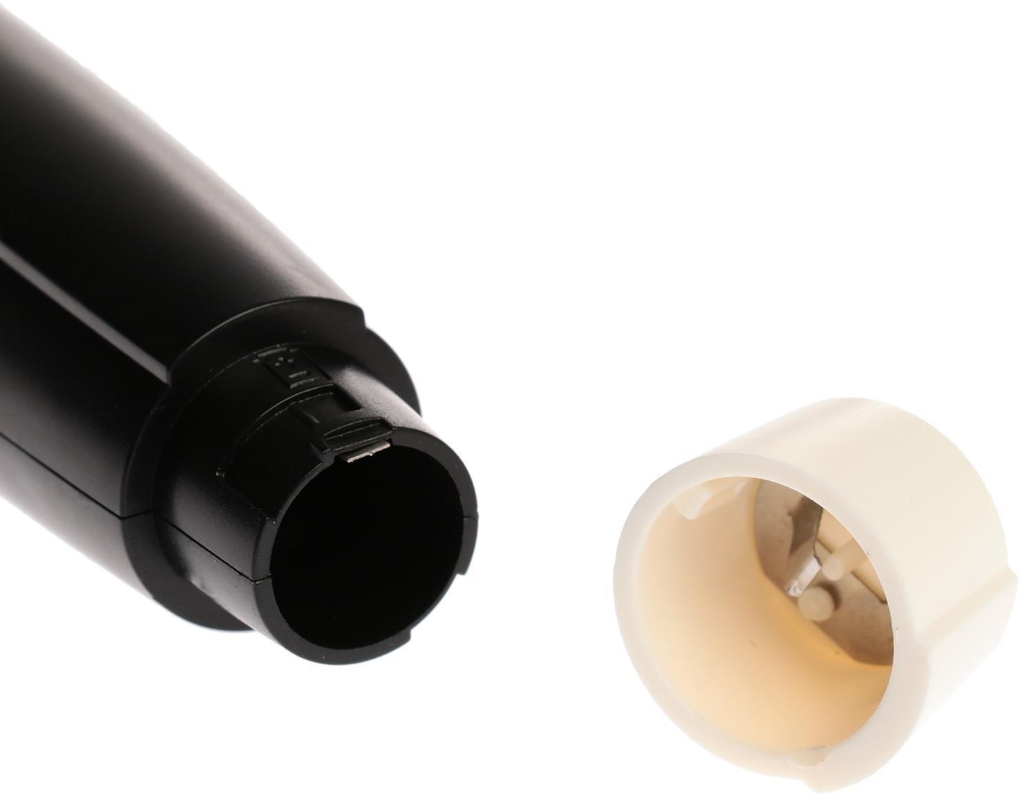 Триммер LuazON LTRI-08, для носа/ушей, 1хАА (не в комплекте), черный