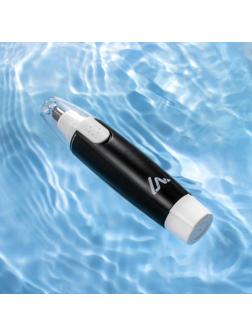 Триммер LuazON LTRI-08, для носа/ушей, 1хАА (не в комплекте), черный