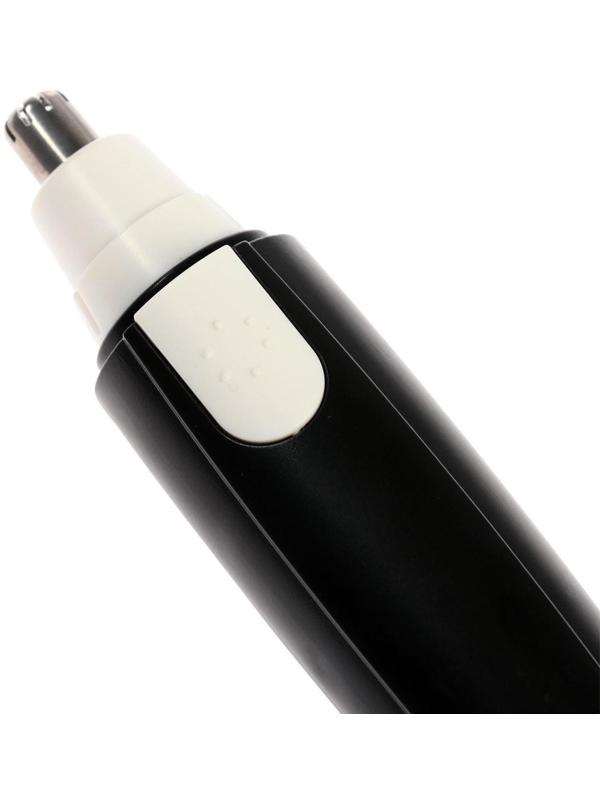 Триммер LuazON LTRI-08, для носа/ушей, 1хАА (не в комплекте), черный