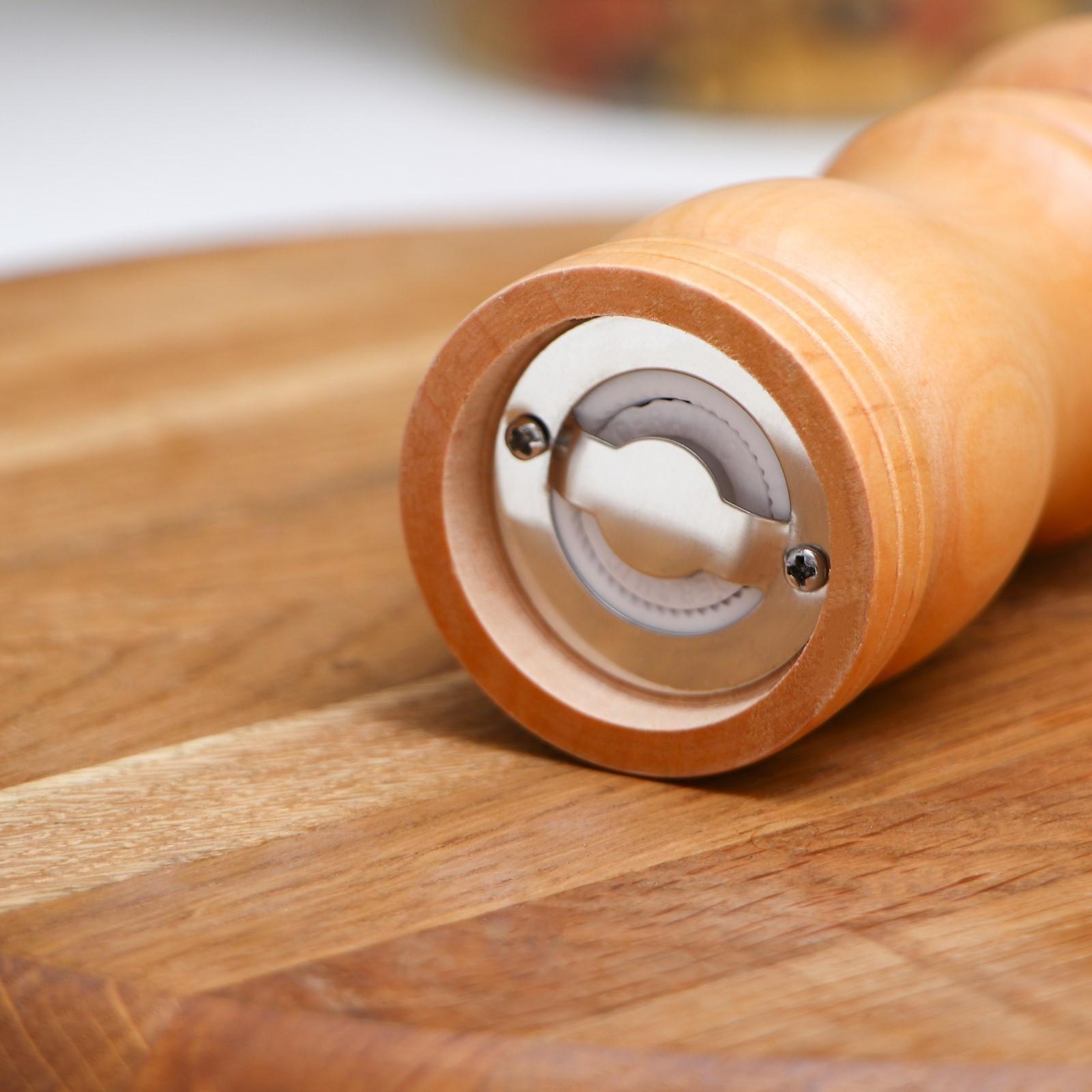 Мельница для специй «Дуновение леса», 12,5×4,5 см, керамический механизм, цвет светлое дерево