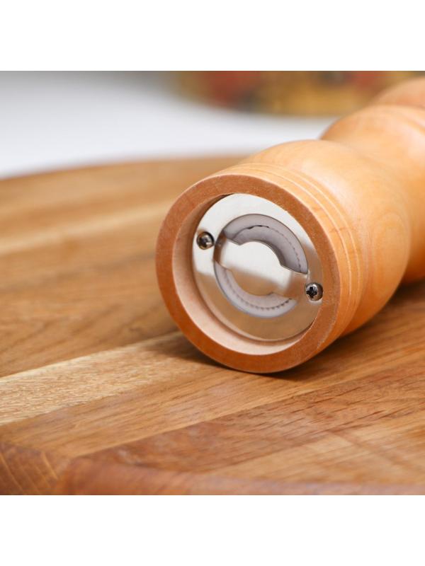 Мельница для специй «Дуновение леса», 12,5×4,5 см, керамический механизм, цвет светлое дерево