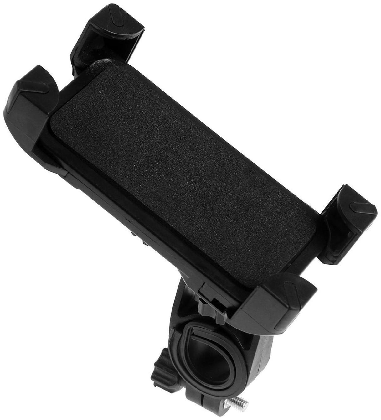 Велосипедный держатель для телефона LuazON, до 185х95 мм, чёрный