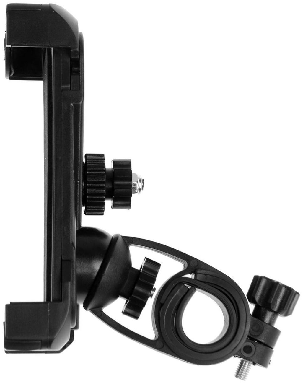 Велосипедный держатель для телефона LuazON, до 185х95 мм, чёрный