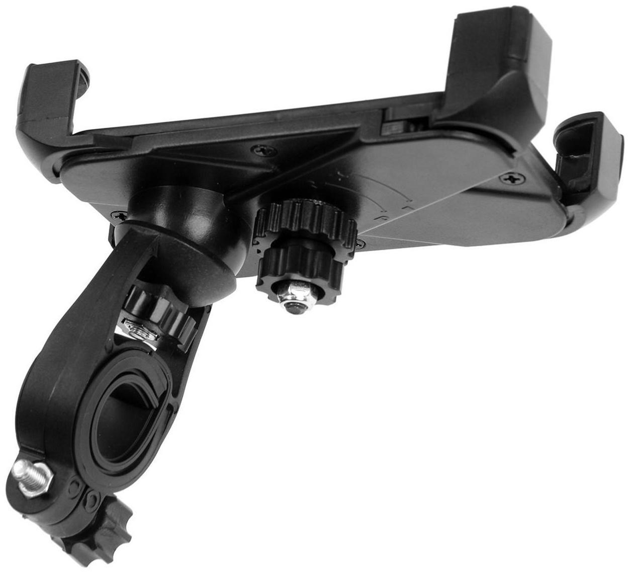 Велосипедный держатель для телефона LuazON, до 185х95 мм, чёрный