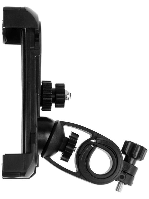 Велосипедный держатель для телефона LuazON, до 185х95 мм, чёрный