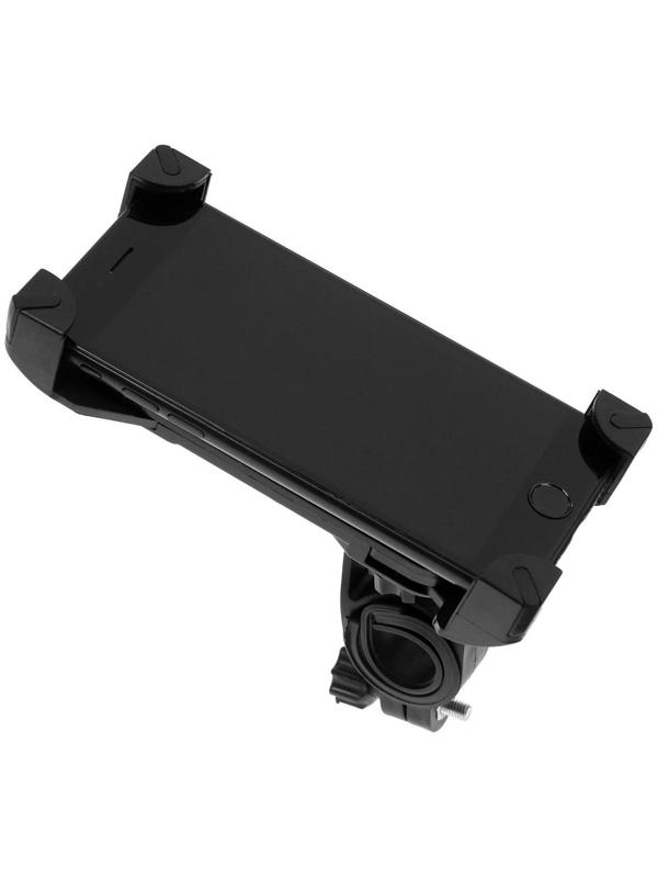 Велосипедный держатель для телефона LuazON, до 185х95 мм, чёрный