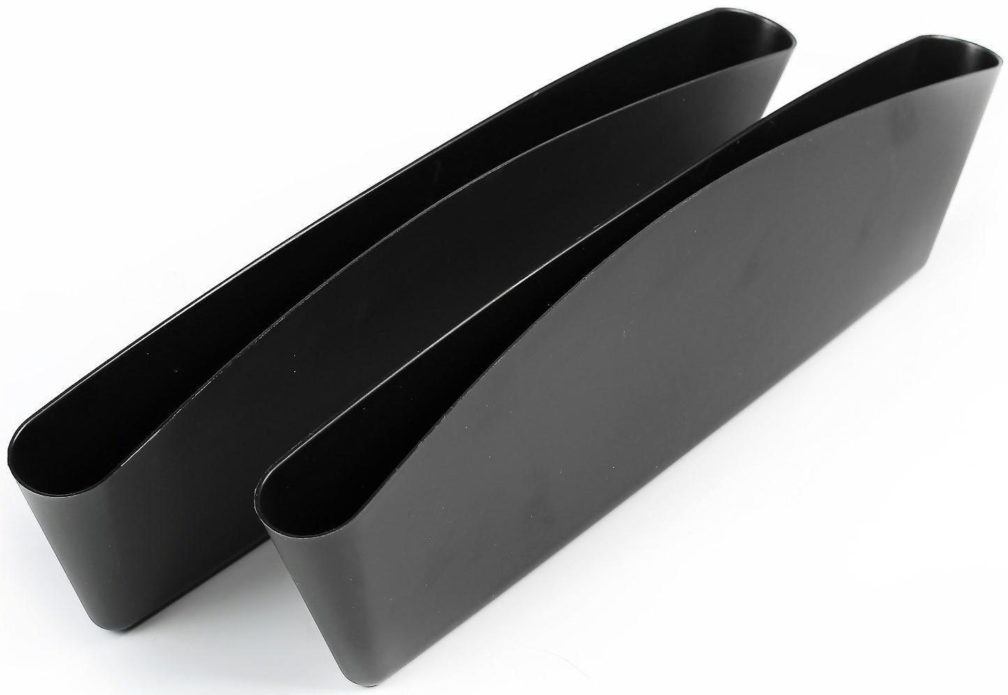 Органайзер для мелочей между сидений 35х11 см, чёрный, набор 2 шт