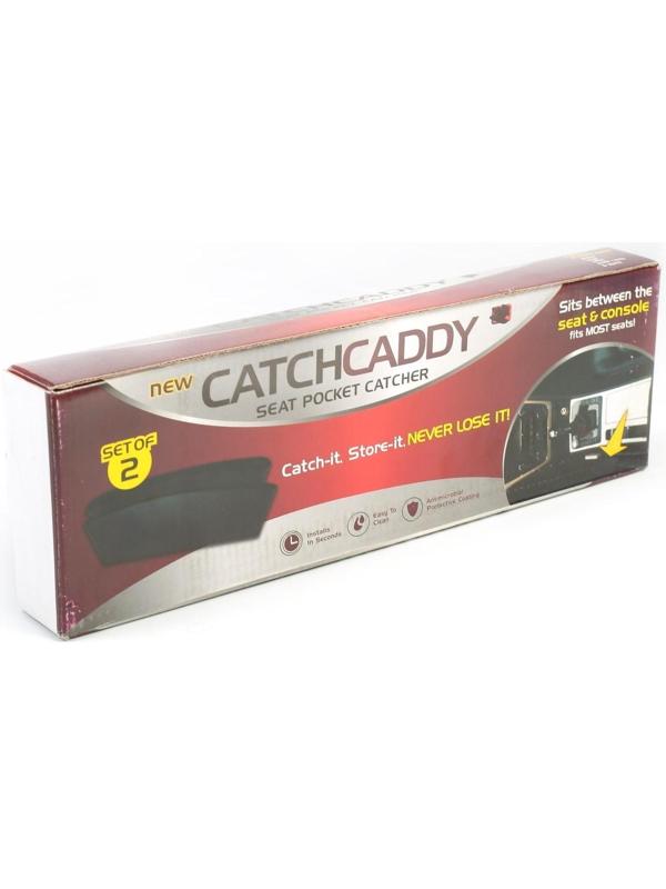 Органайзер для мелочей между сидений 35х11 см, чёрный, набор 2 шт