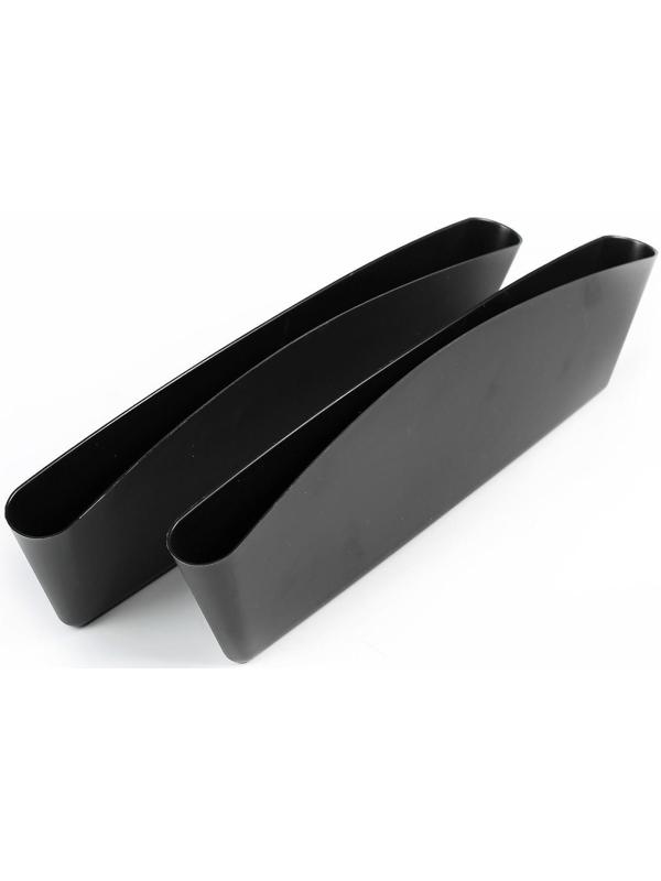 Органайзер для мелочей между сидений 35х11 см, чёрный, набор 2 шт