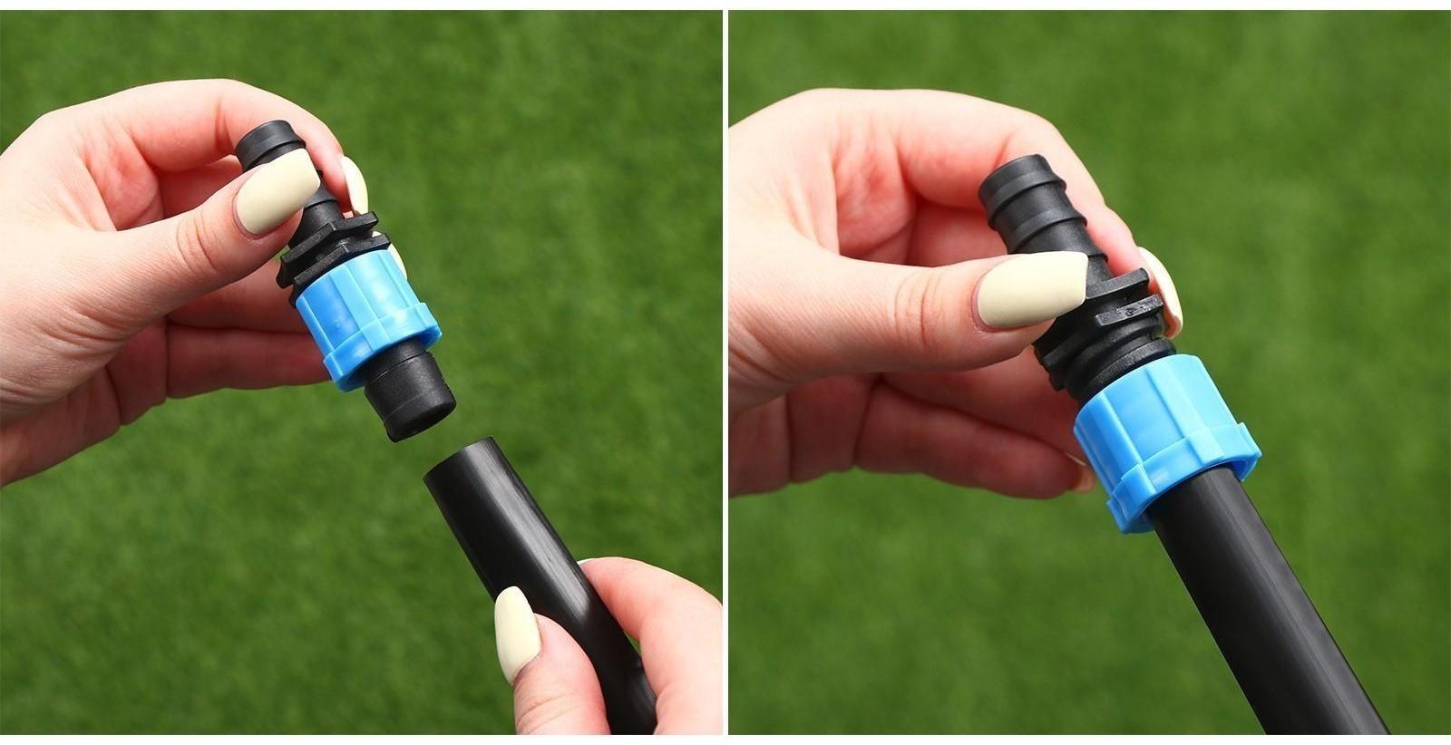 Переходник для капельной ленты, 16 мм — 1/2