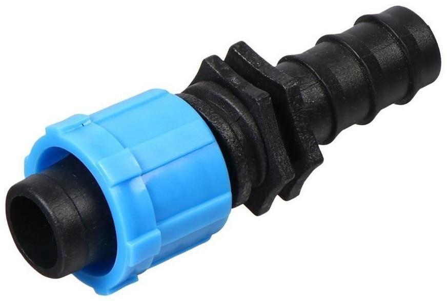 Переходник для капельной ленты, 16 мм — 1/2