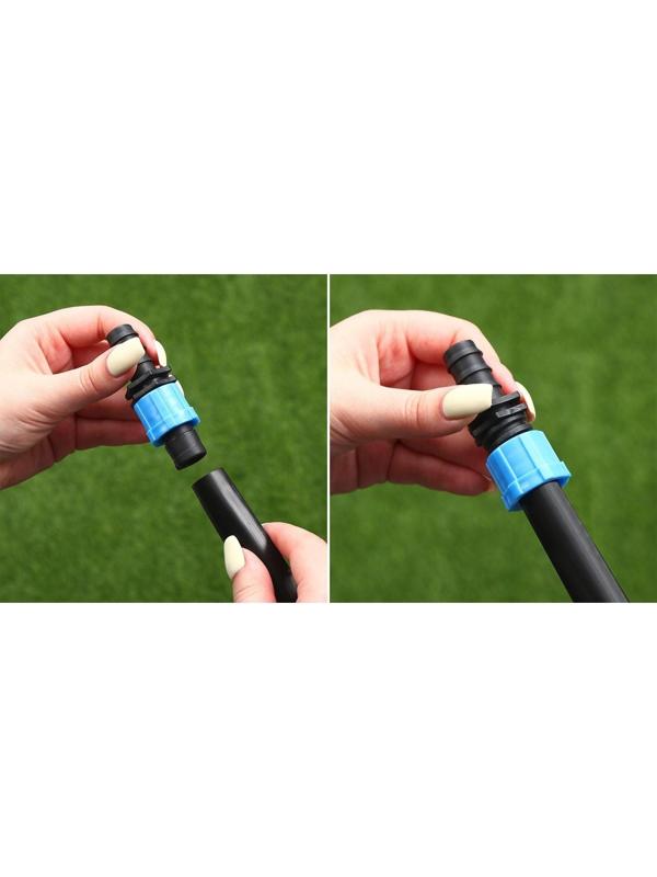 Переходник для капельной ленты, 16 мм — 1/2