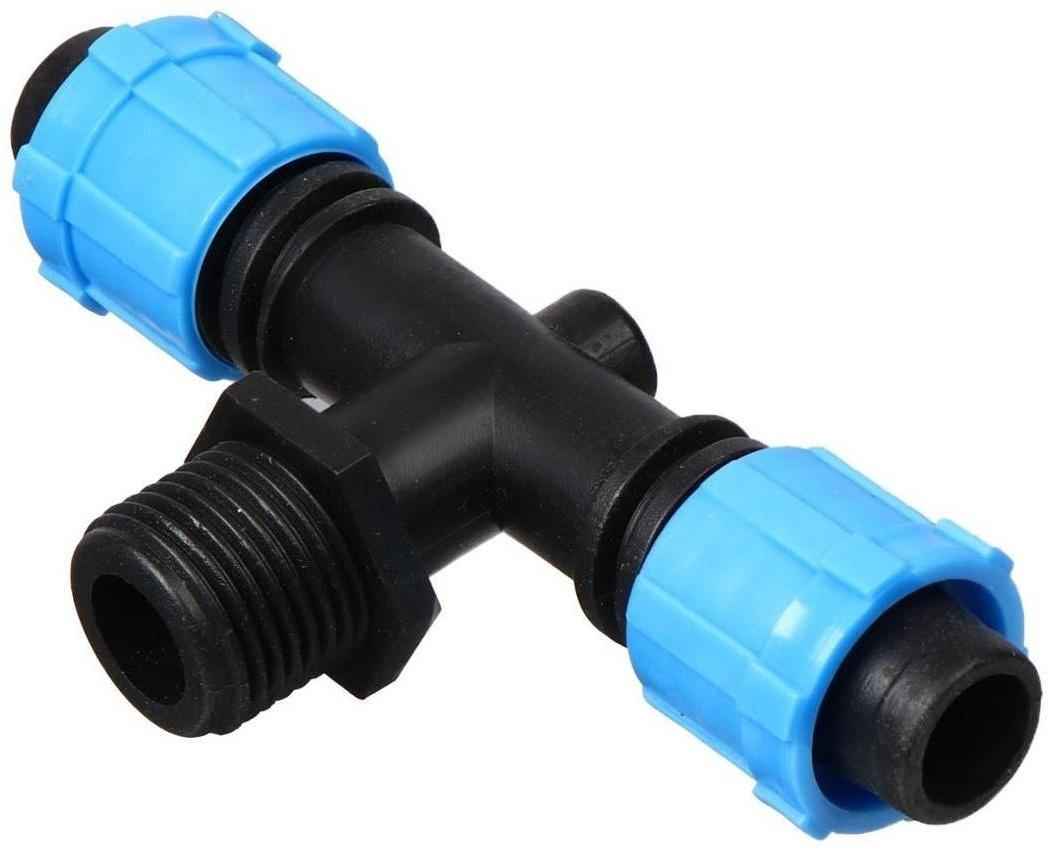 Соединитель Т-образный для капельной ленты, 1/2