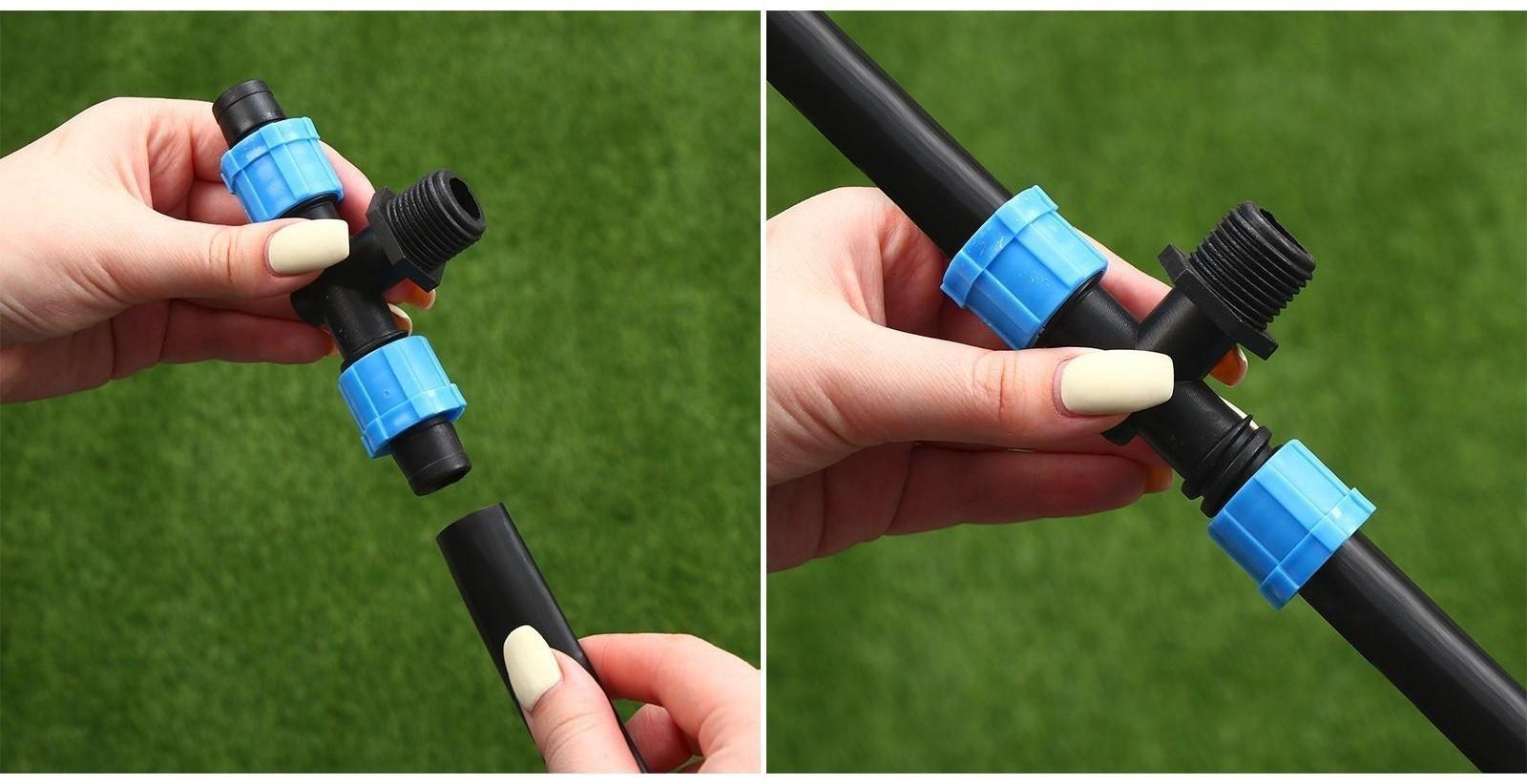 Соединитель Т-образный для капельной ленты, 1/2