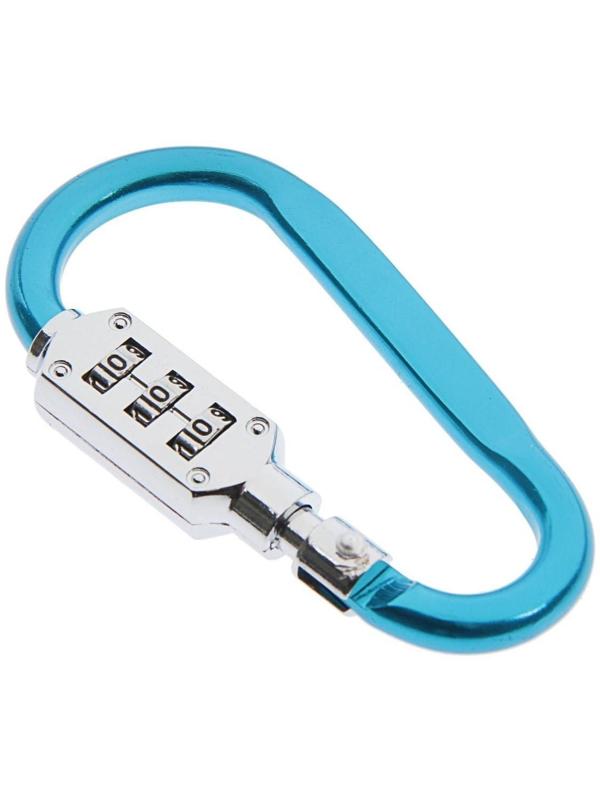 Карабин с кодовым ТУНДРА с замком, цвет МИКС