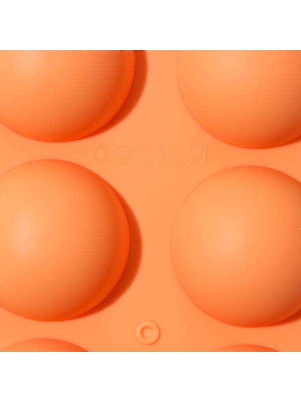 Форма для леденцов «Чупик», 19,5×11,7×3,5 см, 8 ячеек (d=3,9 см), 2 части, с палочками, цвет МИКС