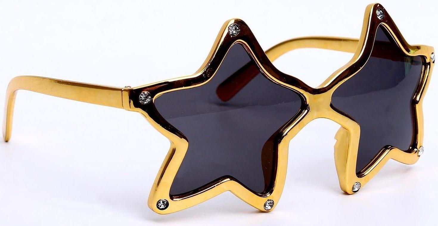 Карнавальные очки «Звёзды», цвета МИКС