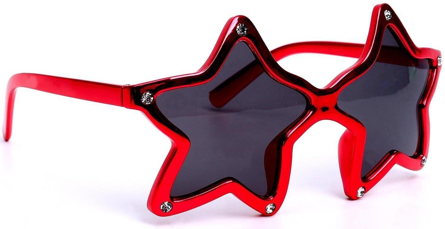 Карнавальные очки «Звёзды», цвета МИКС