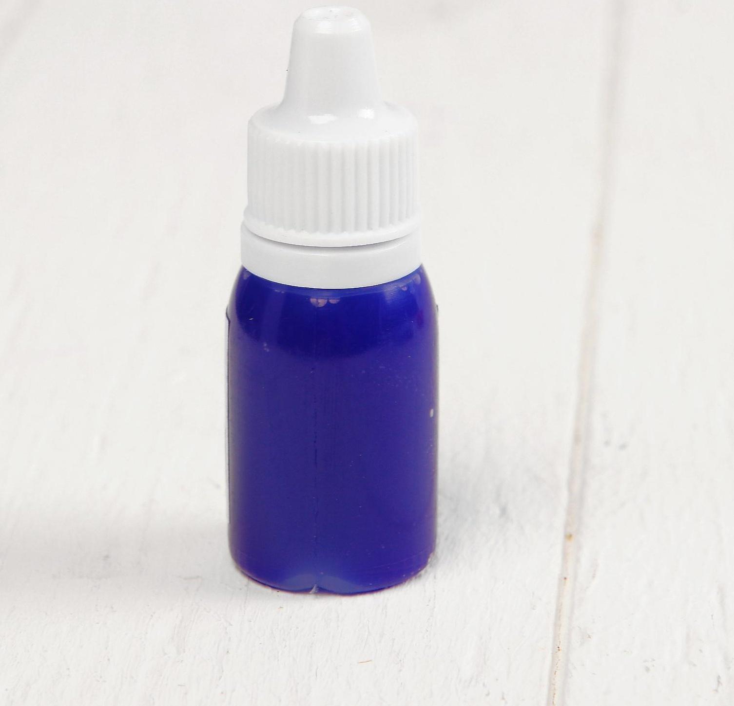 Пигмент косметический немигрирующий Blue Cosmetic Color, синий, 10 мл