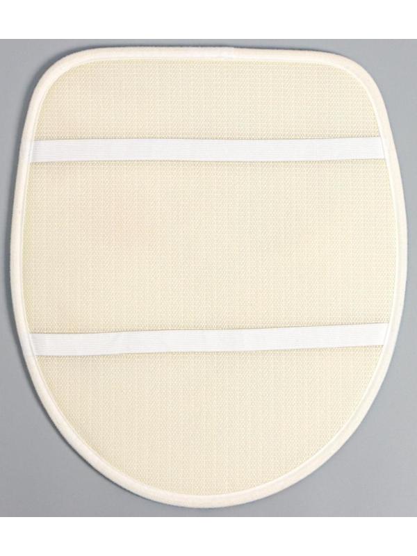 Набор ковриков для ванной и туалета Доляна «Ракушки», 3 шт: 37×45, 37×45, 45×75 см., 2987444