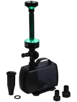 Фонтан для садового водоёма, 100 Вт, h = 6 м, 6500 л/ч, LED 30 ламп, кабель 5 м