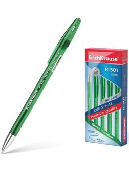Ручка гелевая R-301 Original Gel, узел 0.5 мм, чернила зелёные, длина линии письма 600 метров