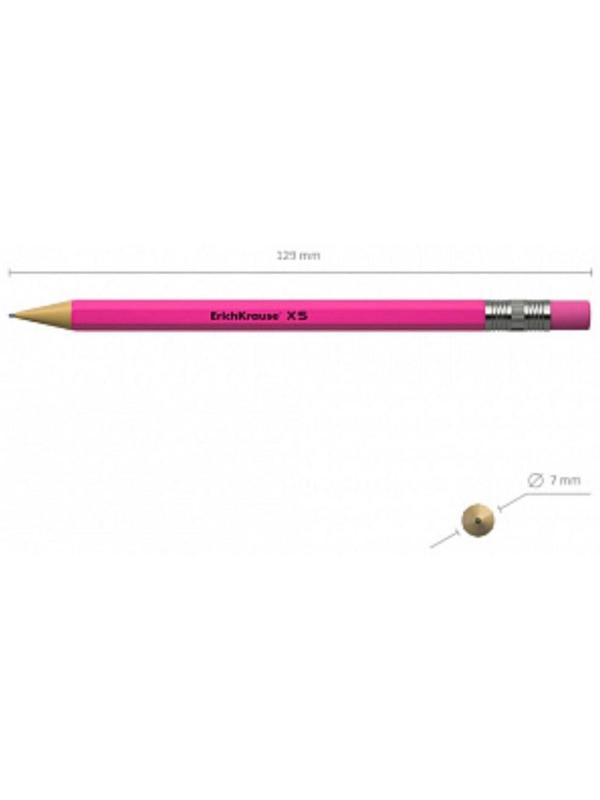 Карандаш механический НВ, 0.5 мм, ErichKrause XS, микс