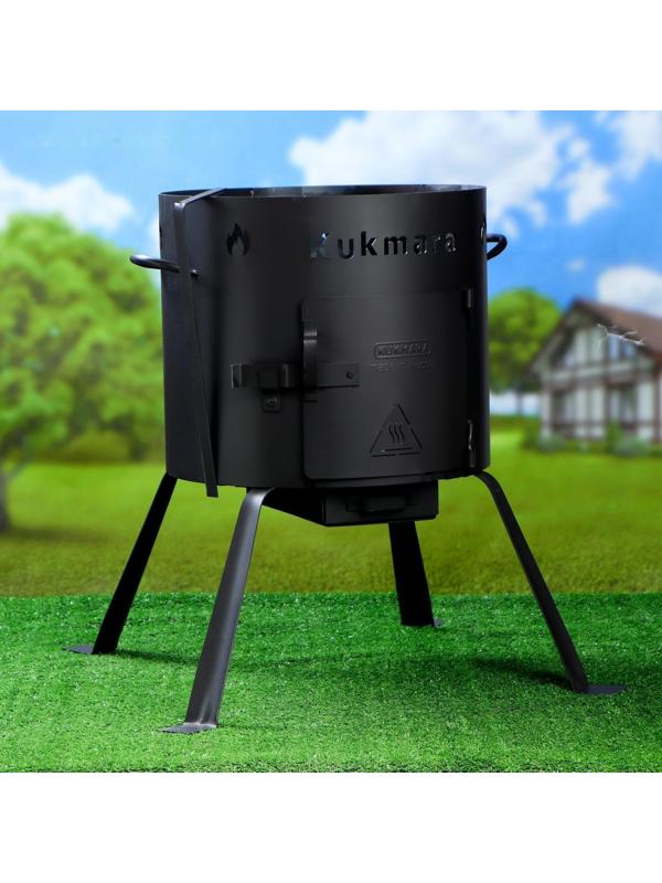 Печь под казан 9 л, толщина металла 2 мм, диаметр 374 мм