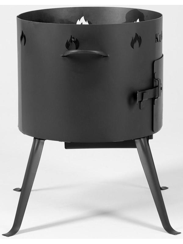 Печь для казана 12 л, сталь 2 мм, диаметр 408 мм