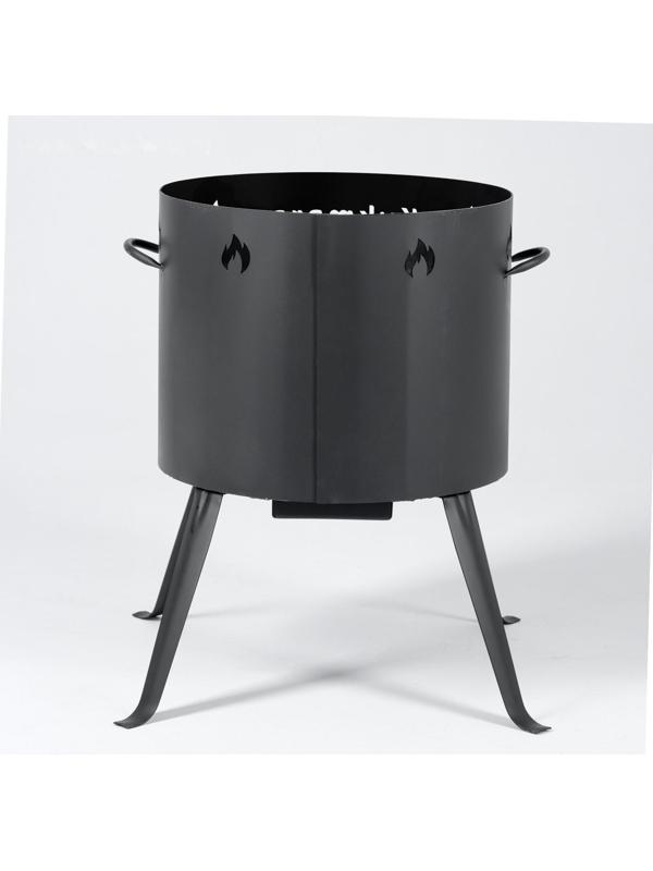 Печь для казана 12 л, сталь 2 мм, диаметр 408 мм