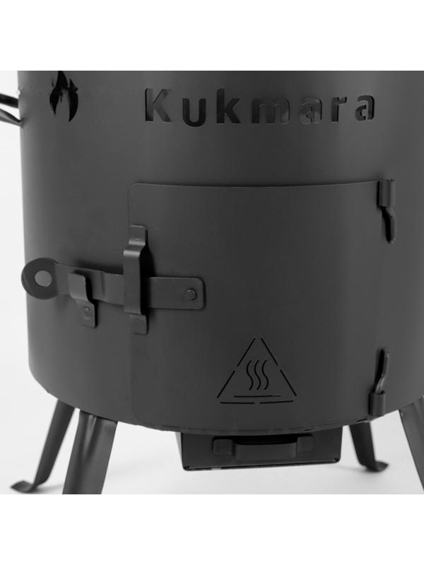 Печь для казана 12 л, сталь 2 мм, диаметр 408 мм