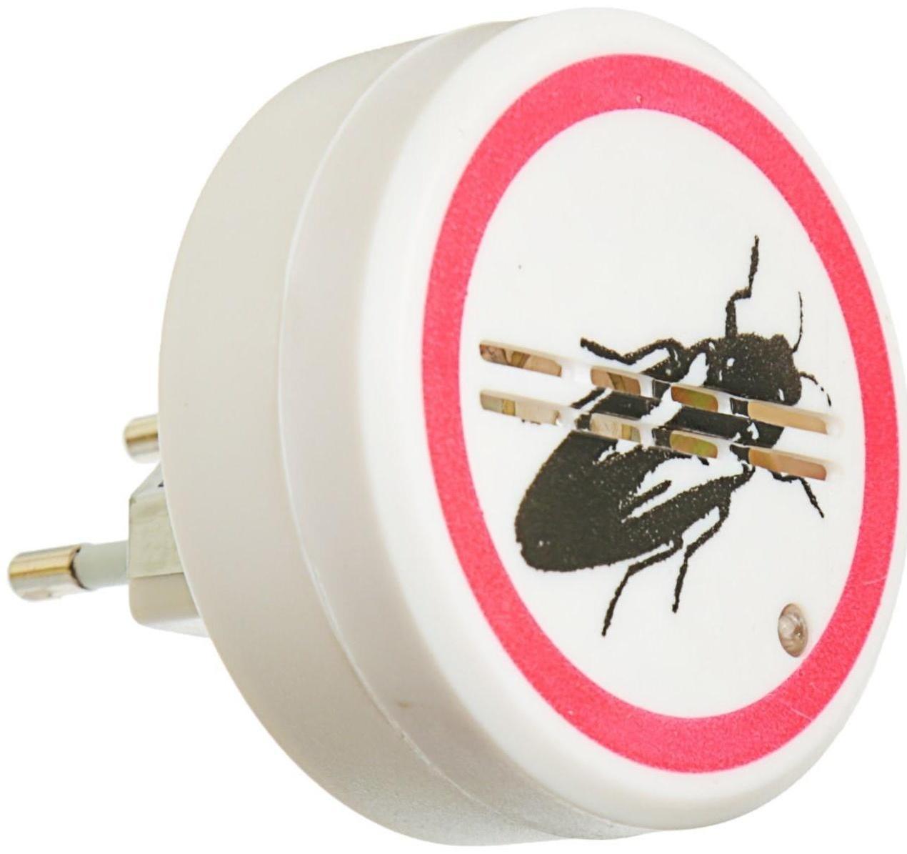 Отпугиватель тараканов Rexant 71-0025, ультразвуковой, 20 м2, 220 В