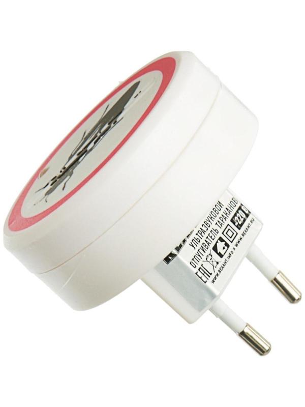 Отпугиватель тараканов Rexant 71-0025, ультразвуковой, 20 м2, 220 В