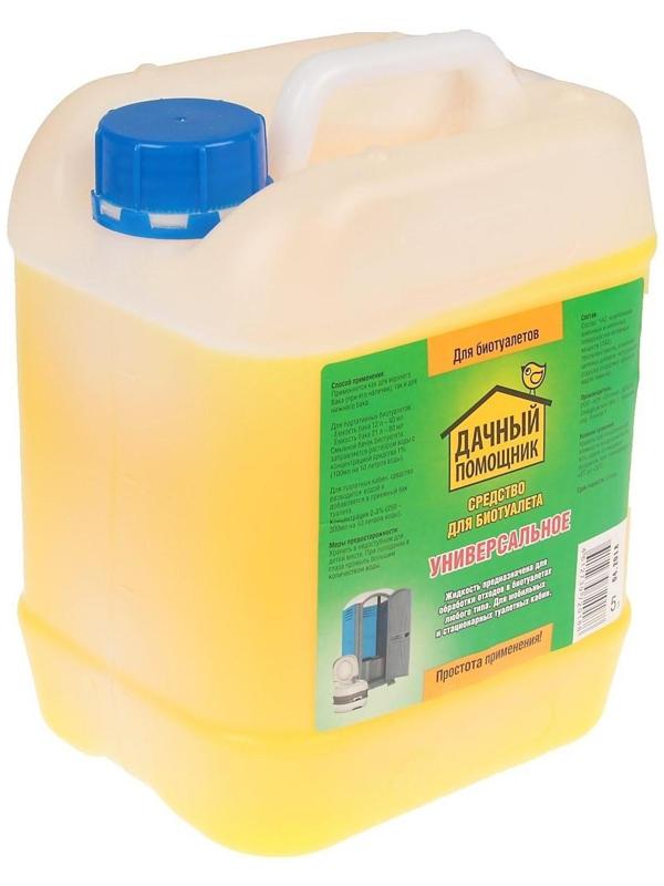 Жидкость для биотуалета универсальная «Дачный помощник», концентрат, 5 л