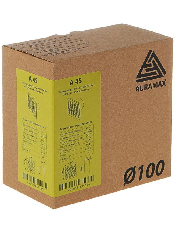 Вентилятор вытяжной AURAMAX A 4, 140х160 мм, d=100 мм, 220‒240 В